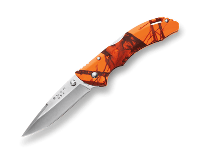 Buck Knives | 285 Bantam® BLW Knife | Hunting, Camping and Outdoors | Lifetime Warranty | Mossy Oak® Blaze Camo | 0285CMS9-B