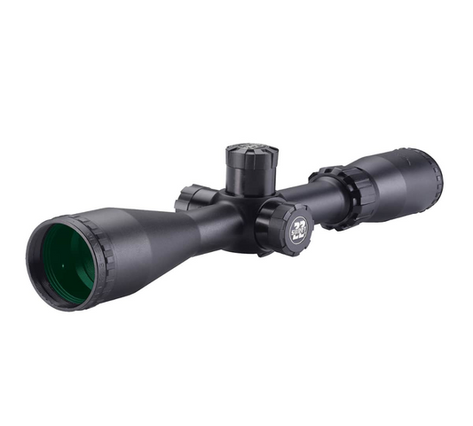 BSA 3-9X40 Sweet 22 Rifle Scope with Side Parallax Adjustment and Multi-Grain Turret, Black Matte