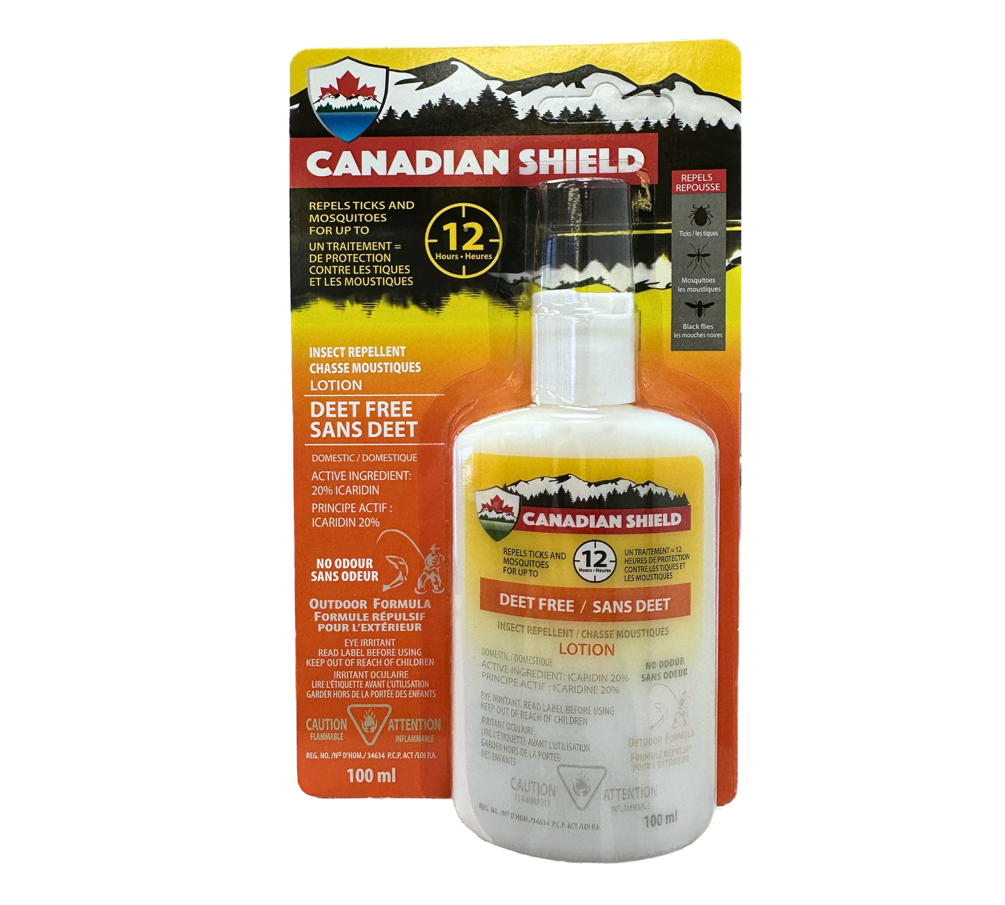 Canadian Shield 20% Icaridin Insect Repellent Lotion [100ML]