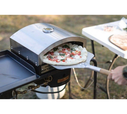 Camp Chef 1-Burner 14" x 16" Pizza Oven - Italia Artisan Pizza Oven Accessory with Door - Premium Outdoor Pizza Oven - Pizza Oven for Camp Chef Pellet Grill - Outdoor Cooking