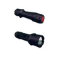 Rechargeable Mini Spotlight and Battery Operated Flashlight (1 AA Battery Included)