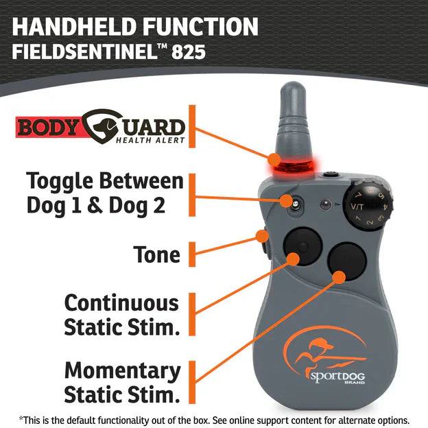 Sport Dog FieldSentinel™ 825 Remote Trainer with BodyGuard Technology - FS-825