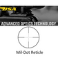 BSA 3X-9X Mag. 40mm Objective, Mil-Dot, Adjustable Objective