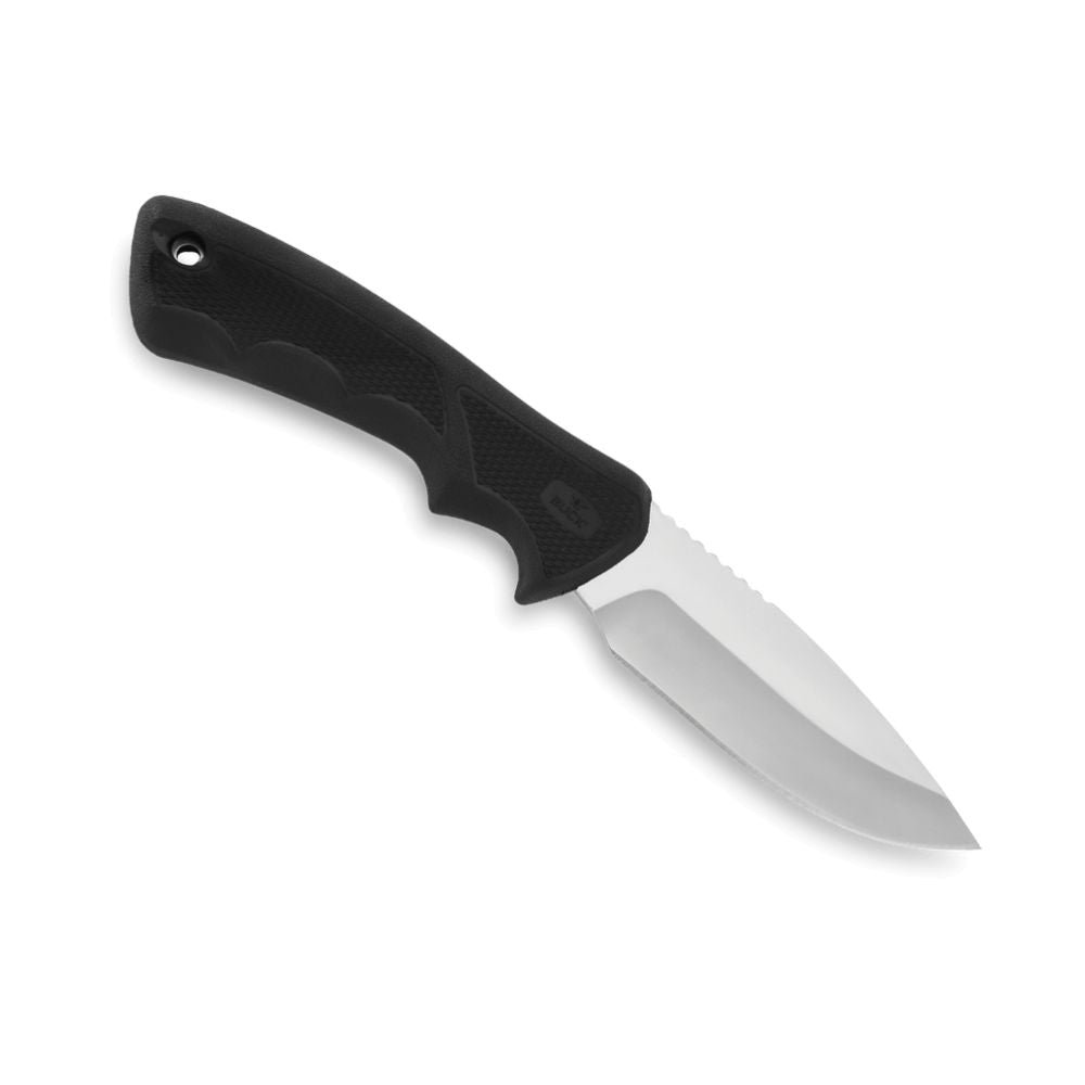 Buck Knives 0685BKG Bucklite Max II Large Guthook Fixed Blade Knife with Sheath, Black