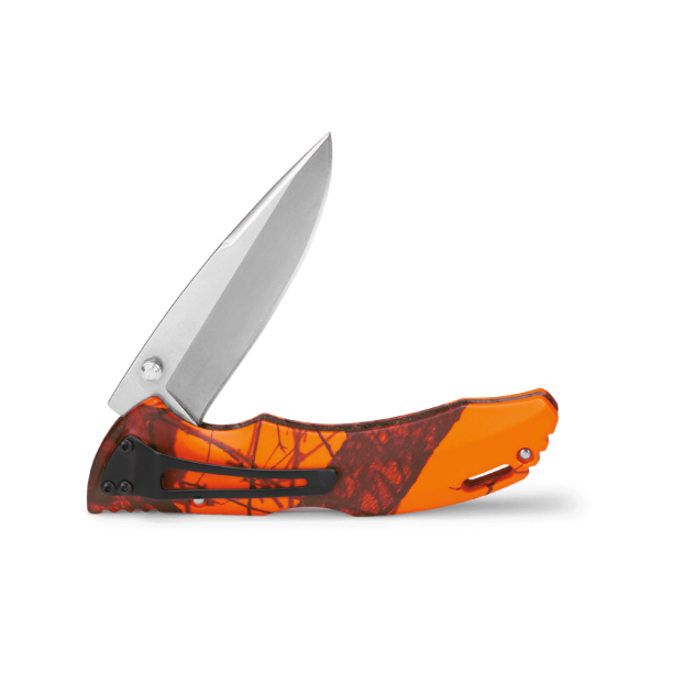 Buck Knives |286 Bantam® BHW Knife | Hunting, Camping and Outdoors | Lifetime Warranty | Mossy Oak® Blaze Camo | 0286CMS9-B