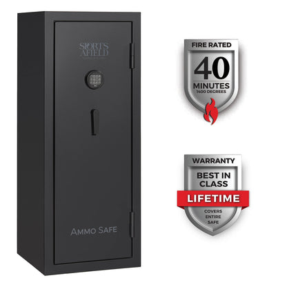 53" Tall Ammo Safe with Electronic lock & Fire Protection (9.56 Cu. ft.) - SA5520LZ-AMG-CA