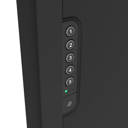 Sanctuary 21.8" Tall In-Wall Vault for Home & Office with Electronic Lock, Black (0.49 cu. ft.) - SA-IWV-B