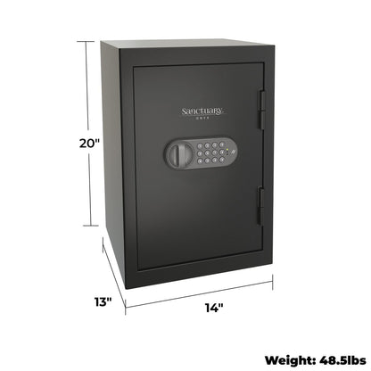 ONYX Series 20" Tall Home & Office Safe With Electronic Lock & Fire  Protection (1.34 cu. ft.) - SA-ONYX3