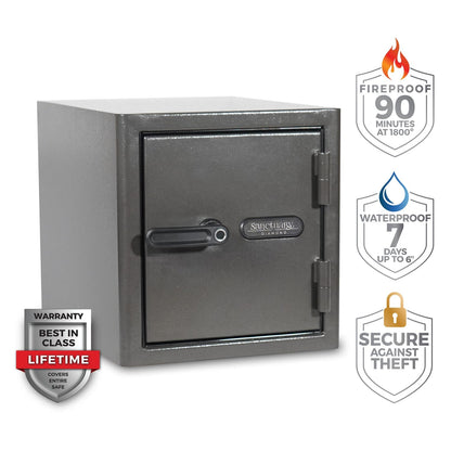 Sports Afield Diamond Series: 15" Tall Home & Office Safe With Biometric Lock & Triple Seal Protection [1.25 cu. ft.] - SA-DIA2-BIO-CA-DP