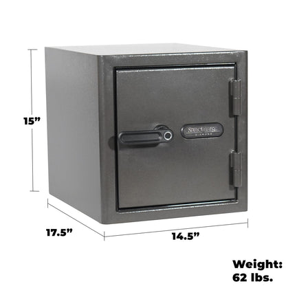 Sports Afield Diamond Series: 15" Tall Home & Office Safe With Biometric Lock & Triple Seal Protection [1.25 cu. ft.] - SA-DIA2-BIO-CA-DP