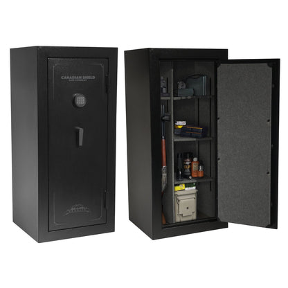 Granite Series 55" Tall Gun Safe With Electronic Lock & Fire Rated Protection (24 Gun Capacity) - SA5525INS-BD