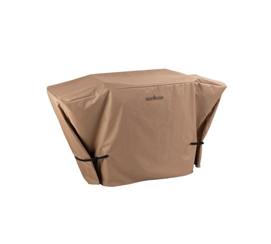 Camp Chef Durable Outdoor Grill Cover for FTG600/FTG600P - Weather-Resistant with Elastic Fit - Perfect for Open Shelves Design