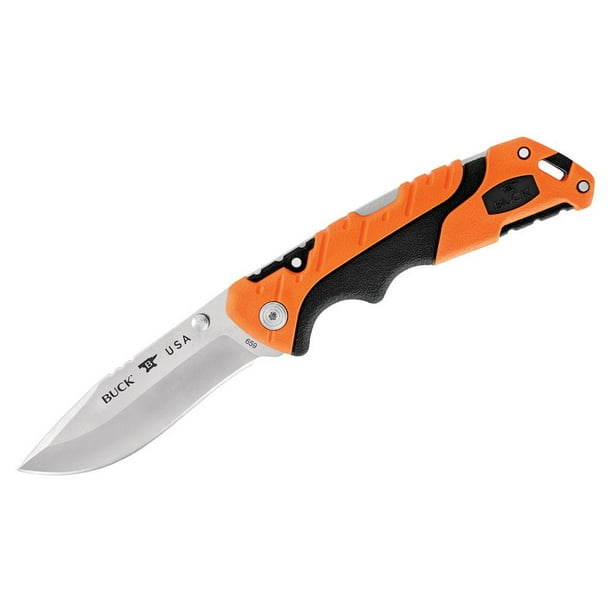 Buck Pursuit Large Lockback Knife Orange GFN - 0659ORS-B