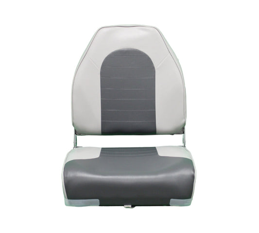 High-back Boat Seat (Gray/Charcoal)