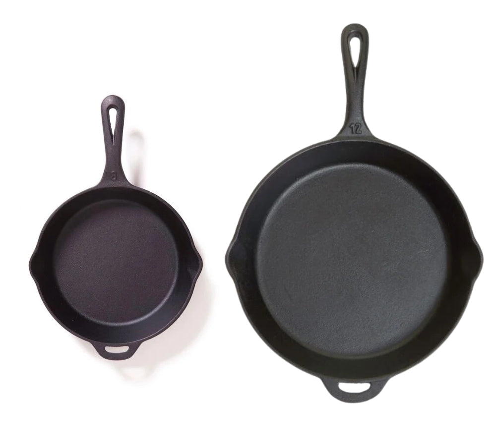 Cast Iron Skillet Combo (8 & 14 Inch)