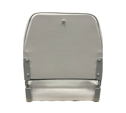 Low-Back Folding Boat Seat (Gray)