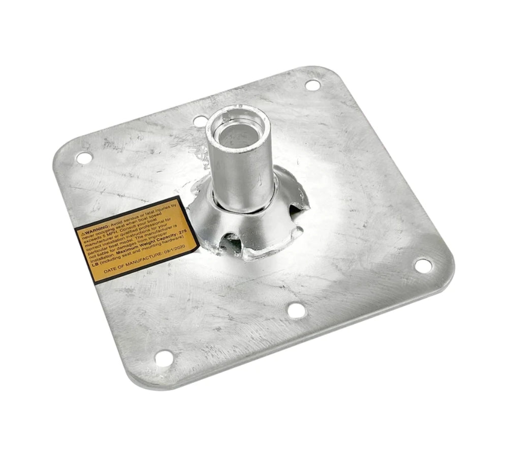 Steel Pin Seat Base (Brushed Stainless)