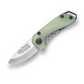 Buck Knives | 417 Budgie Knife | Stainless Steel Pocket Clip | Folding Knife | Hunting, Camping and Outdoors | Made In USA | Lifetime Warranty | Heat Treated | Natural Green Color| 0417GRS-B
