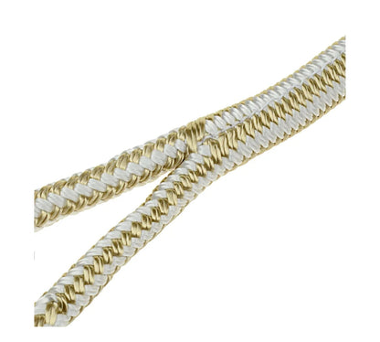 25' Double Braid Nylon Dock Line WITH Eye Splice (Gold) [3/8"]