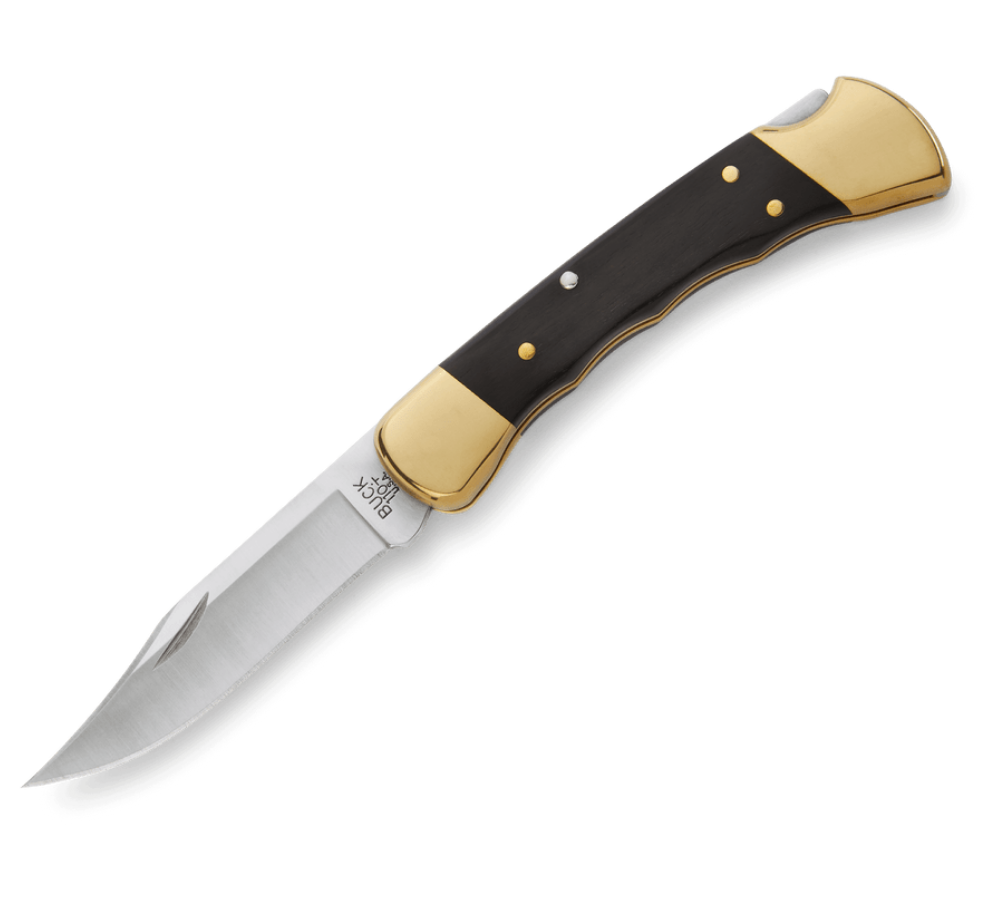 Buck Knives | 110 Folding Hunter™ Knife (Finger grooved) | Hunting, Camping and Outdoors | Lifetime Warranty | Heat Treated | BK0110BRSFG