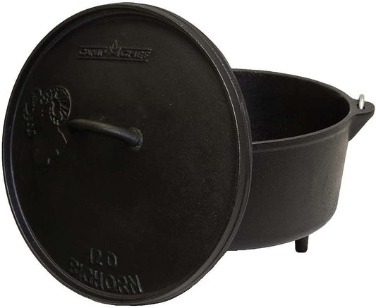 12" Cast Iron Classic Deep Dutch Oven (8 Quart) - SDO12D