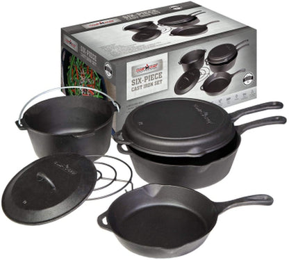 6 Piece Cast Iron Set - CBOX6