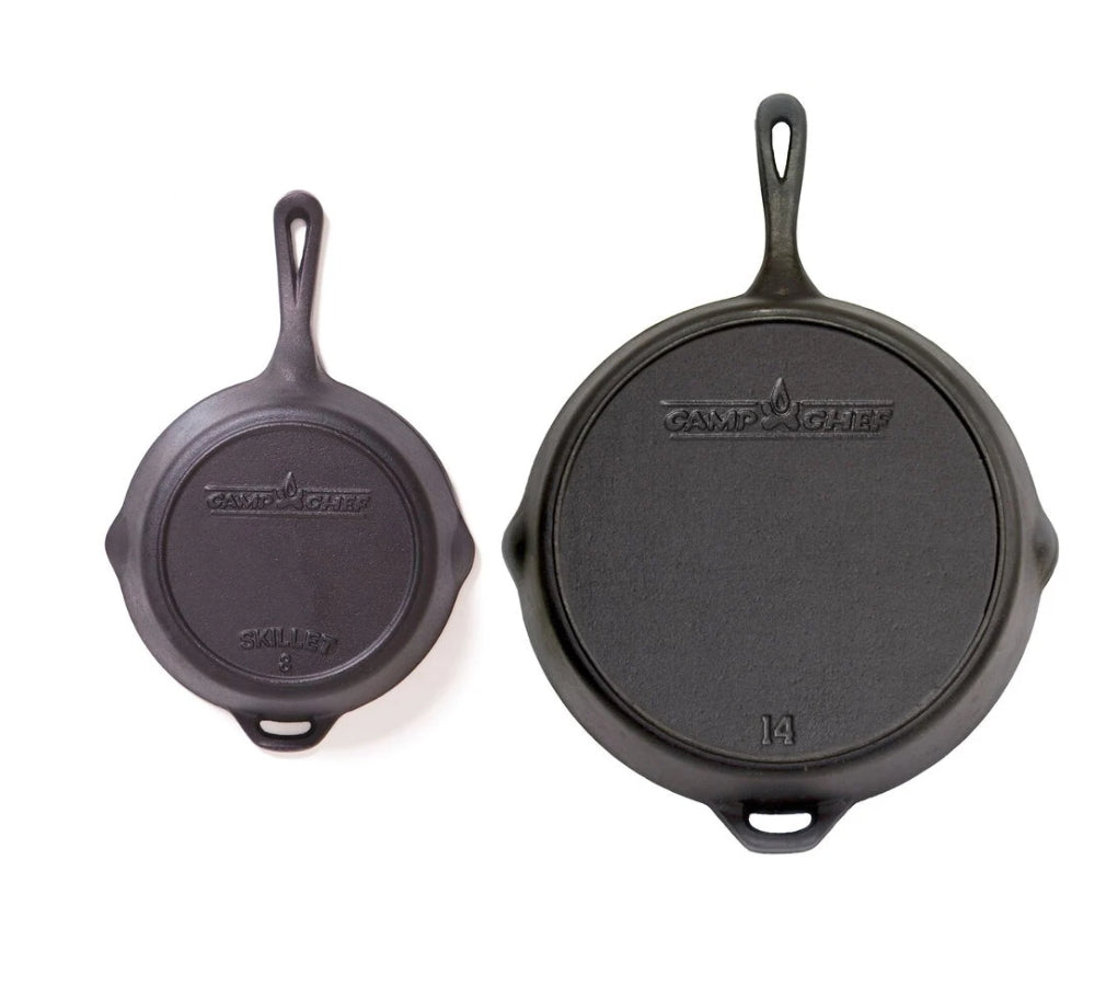 Cast Iron Skillet Combo (8 & 14 Inch)