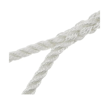 25' Tri-strand Twisted Nylon Dock Line WITH Eye Splice [3/8"]