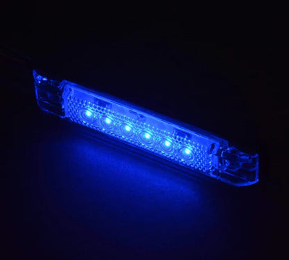 4" Low Profile Blue LED Light