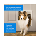 PetSafe | Plastic Pet Door with Soft Tinted Flap, White, Medium - PPA00-10959
