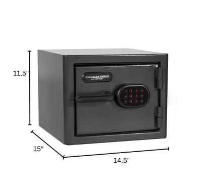 Diamond Series: 11.5" Tall Home & Office Safe with Electronic Lock & Triple Seal Protection [.75 cu. ft.]