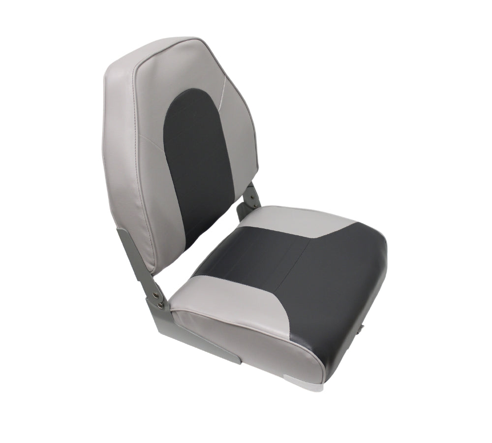 High-back Boat Seat (Gray/Charcoal)