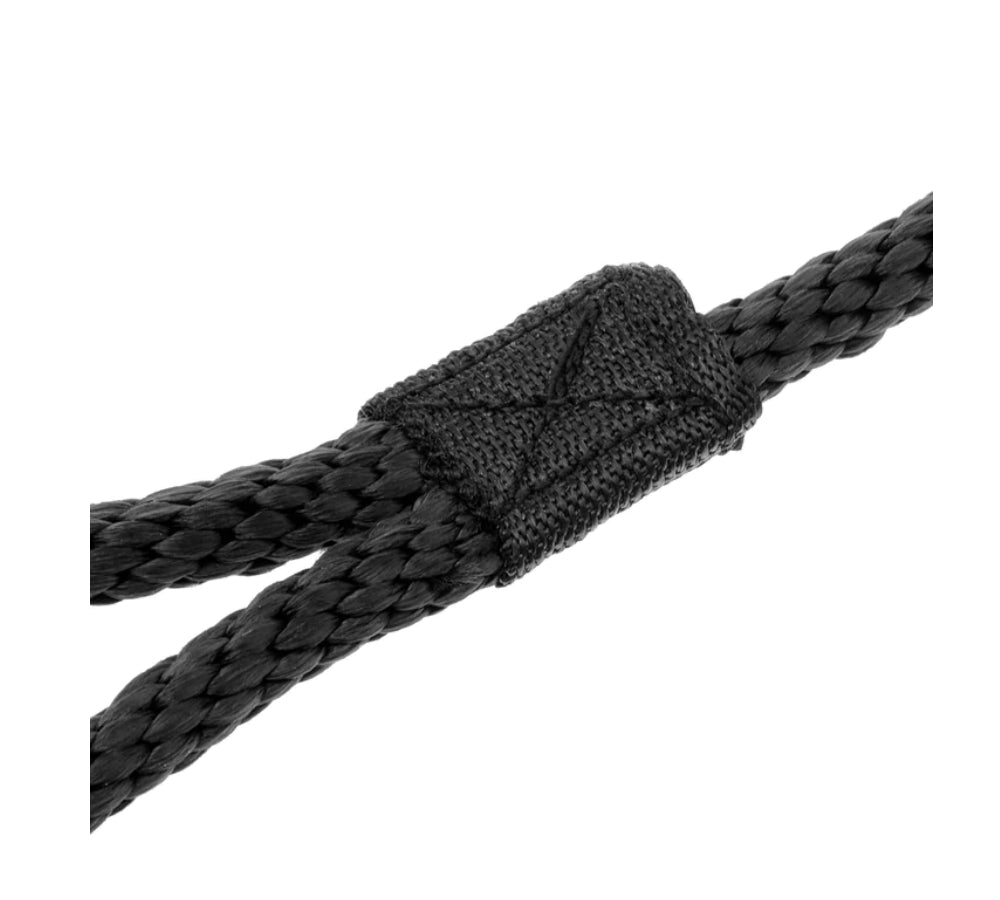 Black 3/8" X 25' Premium Double Braid Dock Line