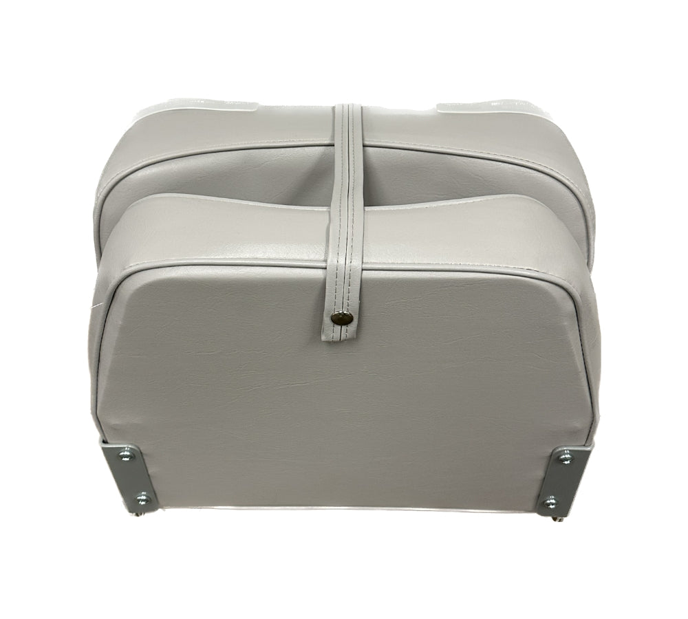 Low-Back Folding Boat Seat (Gray)