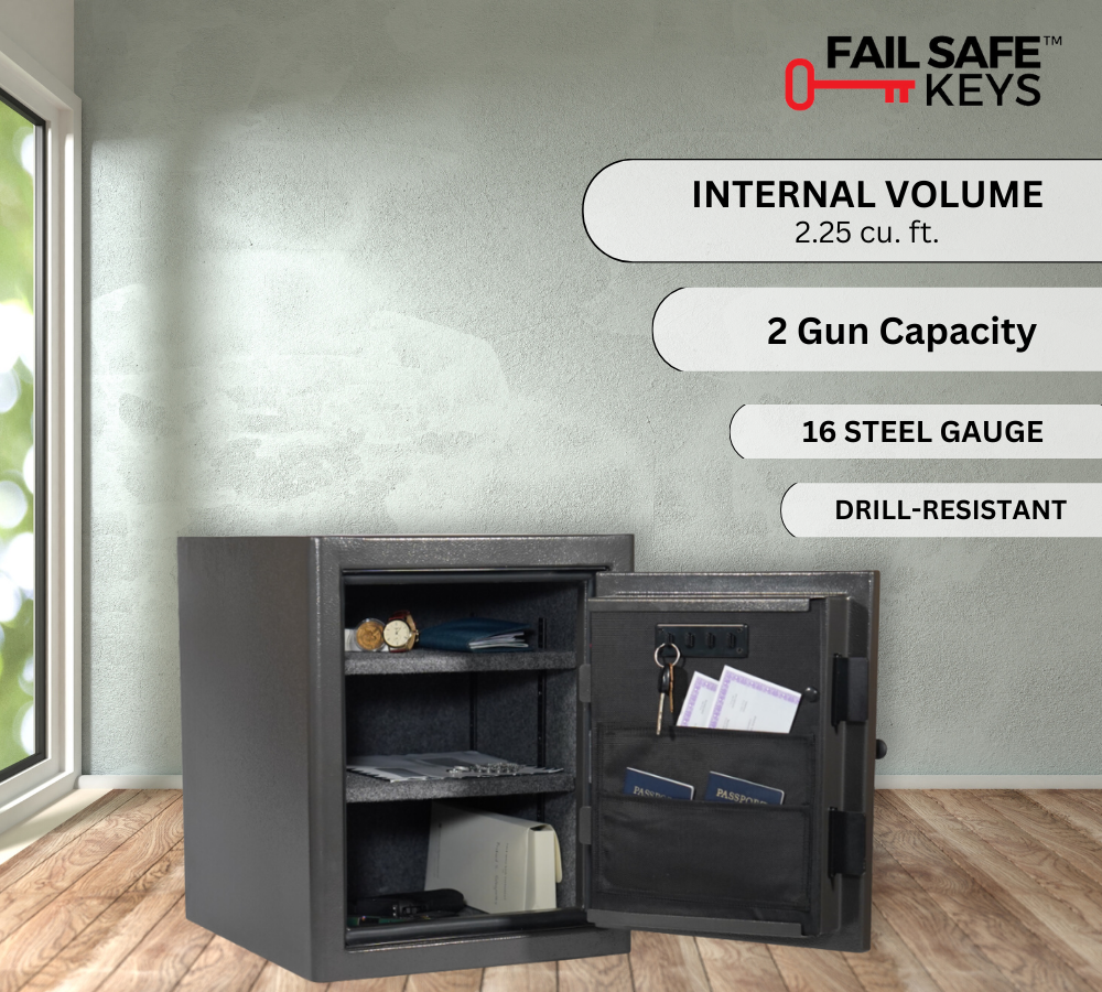 Diamond Series: 20.5" Tall Home & Office Safe With Electronic Lock & Triple Seal Protection [2.25 cu. ft.]