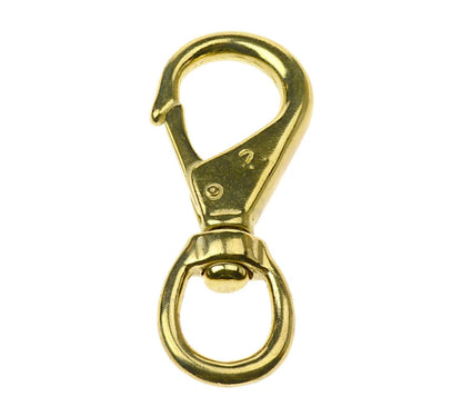 Solid Brass Eye Swivel Snap