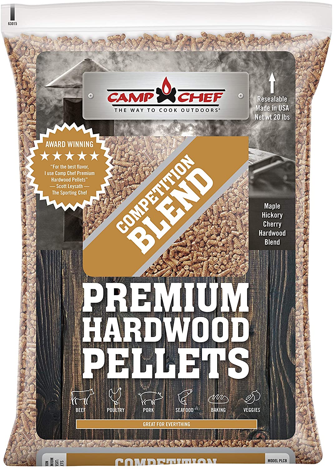 Camp Chef Competition Blend BBQ Pellets - PLCB3X