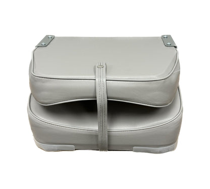 Low-Back Folding Boat Seat (Gray)