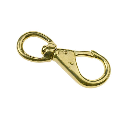 Solid Brass Eye Swivel Snap