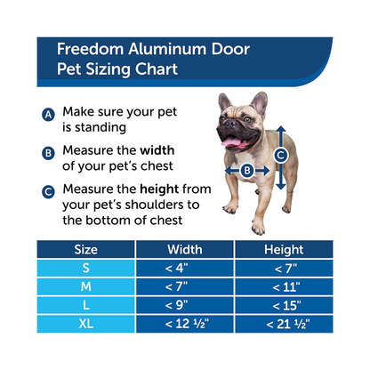 PetSafe | Freedom™ Door, Prem White, Small - PPA00-10859