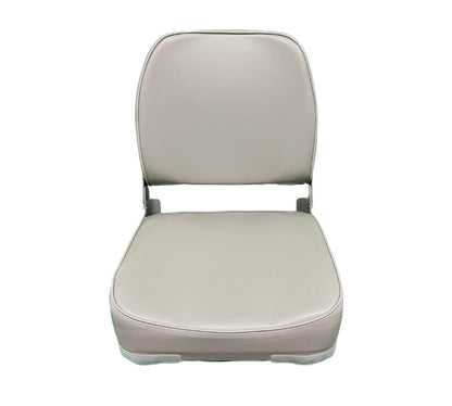 Low-Back Folding Boat Seat (Gray)