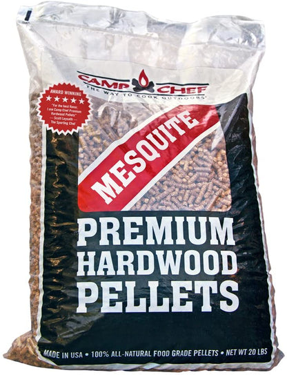 Camp Chef Mesquite Premium Hardwood Pellets (20 lbs) - PLMQ