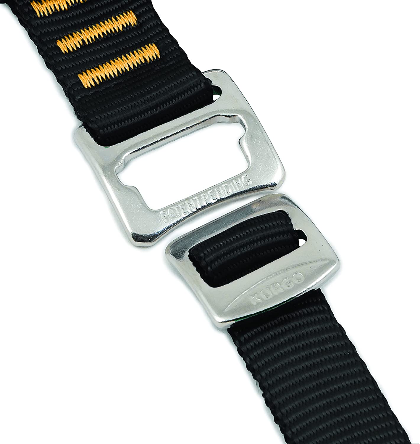 KURGO Enhanced Strength Tru-Fit Smart Harness w/seatbelt tether -Black 25-50 lbs - M
