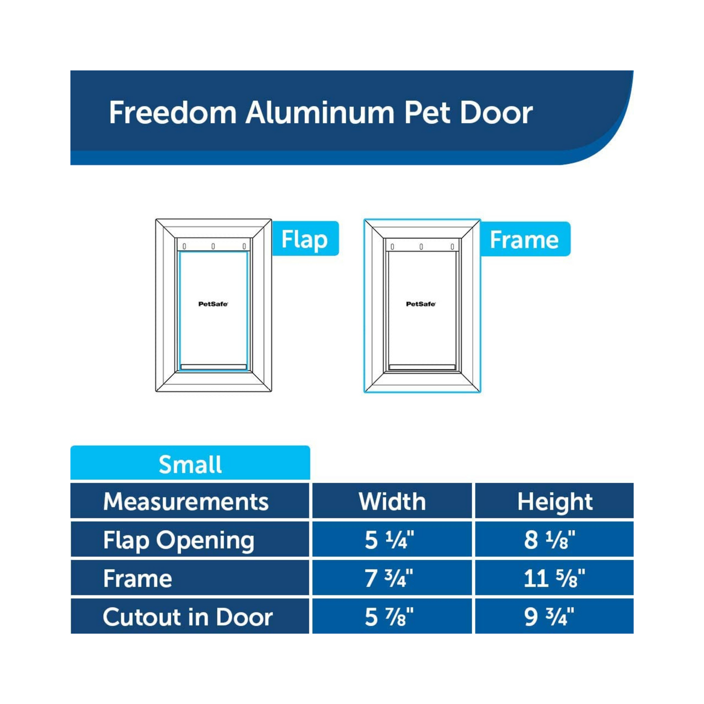 PetSafe | Freedom™ Door, Prem White, Small - PPA00-10859
