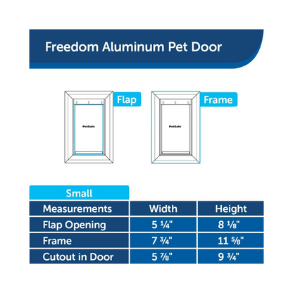 PetSafe | Freedom™ Door, Prem White, Small - PPA00-10859