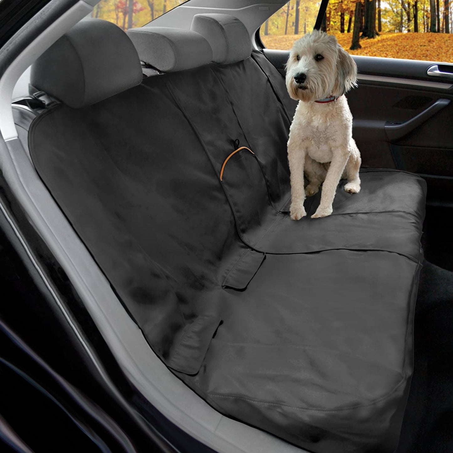 KURGO Wander Bench Seat Cover - Black