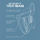 KURGO Go Stuff It Treat Bag - Coastal Blue