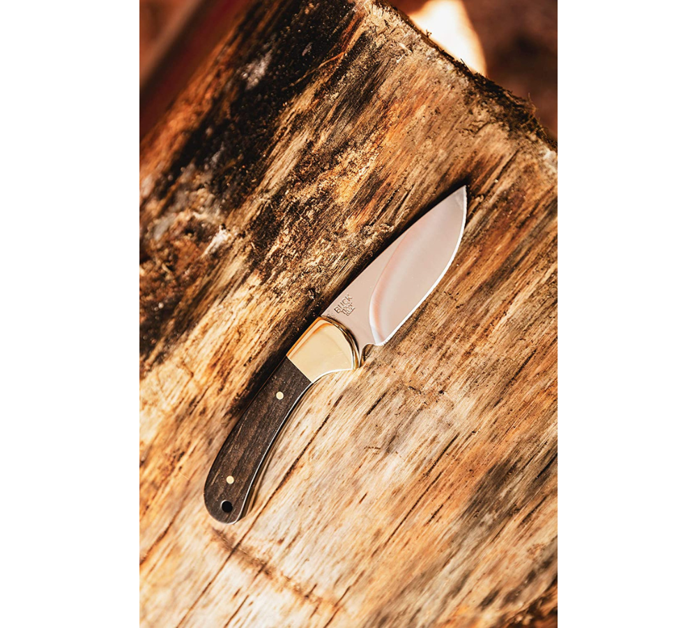 Buck Knives | 113 Ranger Skinner Knife | Hunting, Camping and Outdoors | Genuine Leather Sheath | Made In USA | Lifetime Warranty | Heat Treated | 0113BRS-B