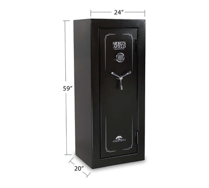 Preserve Series 59" Tall G-Safe With Electronic Lock & Triple Seal Protection (24 L + 4 HG Capacity)