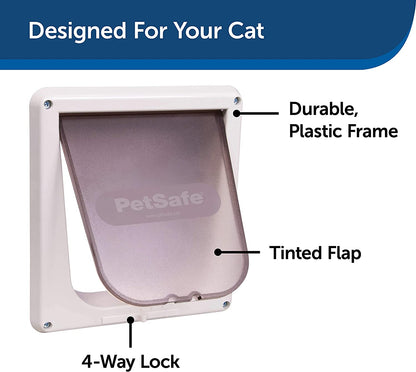 PetSafe 4-Way Locking Cat Door by Petsafe - P1-4W-11